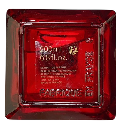 BACCARAT ROUGE 540 EXTRAIT DE PARFUM 200ml.