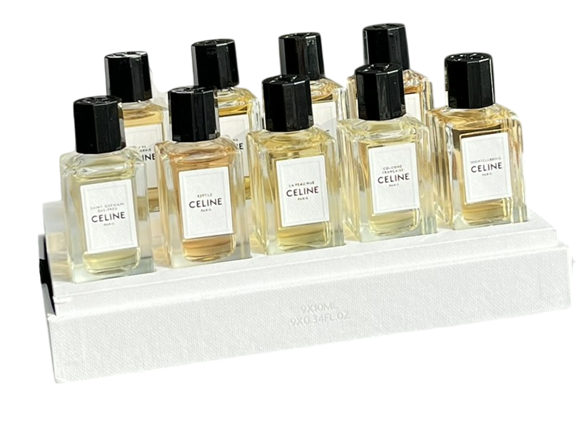 CELINE MINIATURE BOX EAU DE PARFUM 9 X 10 ml.